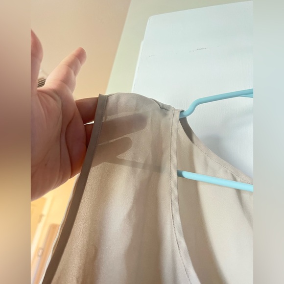 Elegant Beige Sheer Top ( read description ) - Picture 4 of 5
